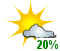 Alternance de soleil et de nuages (20%)