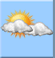 Partly cloudy throughout the day