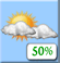 Partially cloudy
