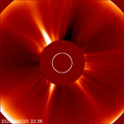 Latest LASCO C2 image of the Sun
