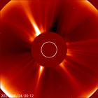 Latest LASCO C2 image of the Sun