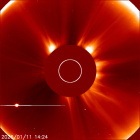 Latest LASCO C2 image of the Sun