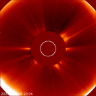 Latest LASCO C2 image of the Sun