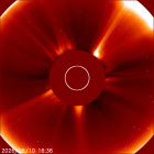 Latest LASCO C2 image of the Sun