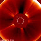 Latest LASCO C2 image of the Sun