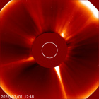 Latest LASCO C2 image of the Sun