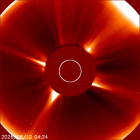 Latest LASCO C2 image of the Sun