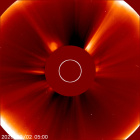 Latest LASCO C2 image of the Sun
