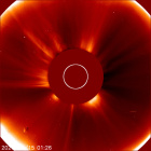 Latest LASCO C2 image of the Sun