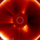 Latest LASCO C2 image of the Sun