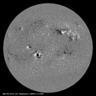 Latest SDO/HMI Magnetogram image of the Sun