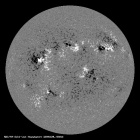 Latest SDO/HMI Magnetogram image of the Sun