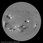 Latest SDO/HMI Magnetogram image of the Sun