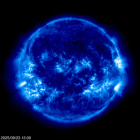 Click for time-lapse image of the sun