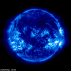 Click for time-lapse image of the sun