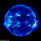 Click for time-lapse image of the sun