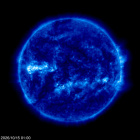 Click for time-lapse image of the sun