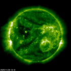 SOHO EIT 195 image of the sun