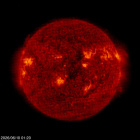 SOHO EIT 304 image of the sun